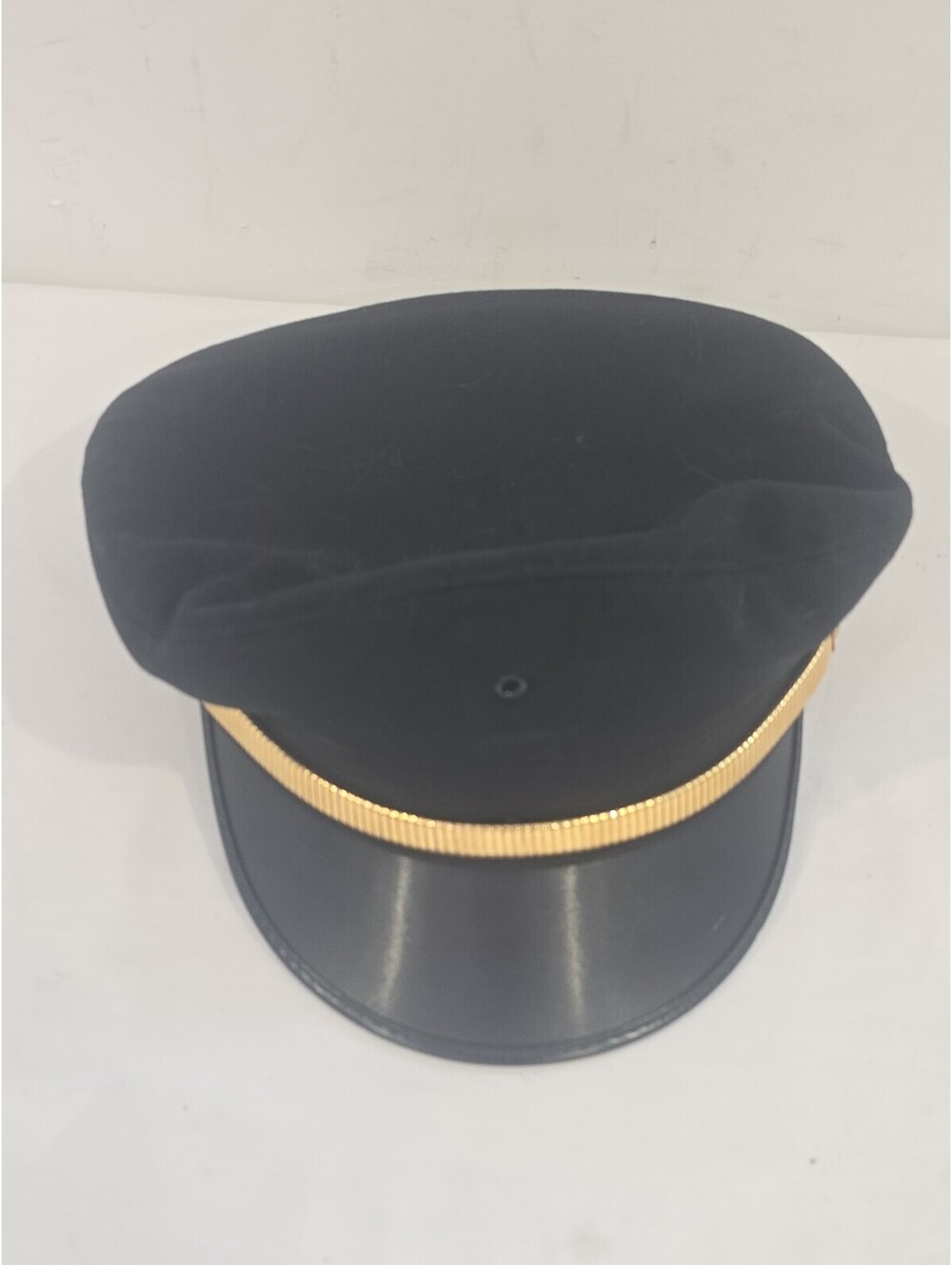 Vintage Flight Ace  U. S. Army Air Corp Dress UniformHat Black/Gold Strap Size 7